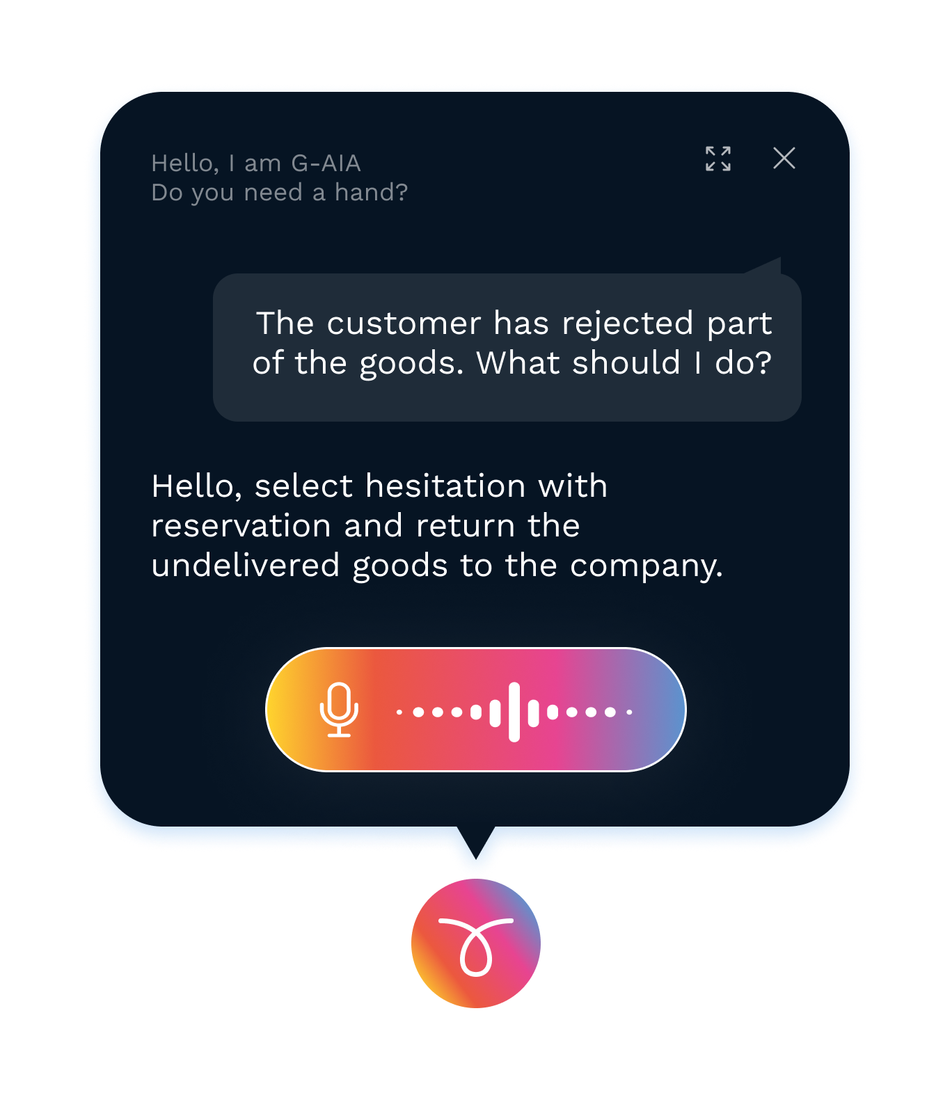 AI chat for transport and logistics