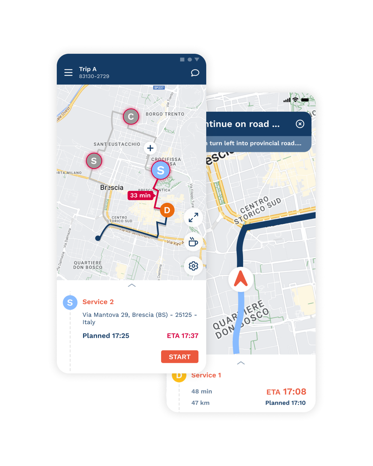 G-Transport X-Nav app