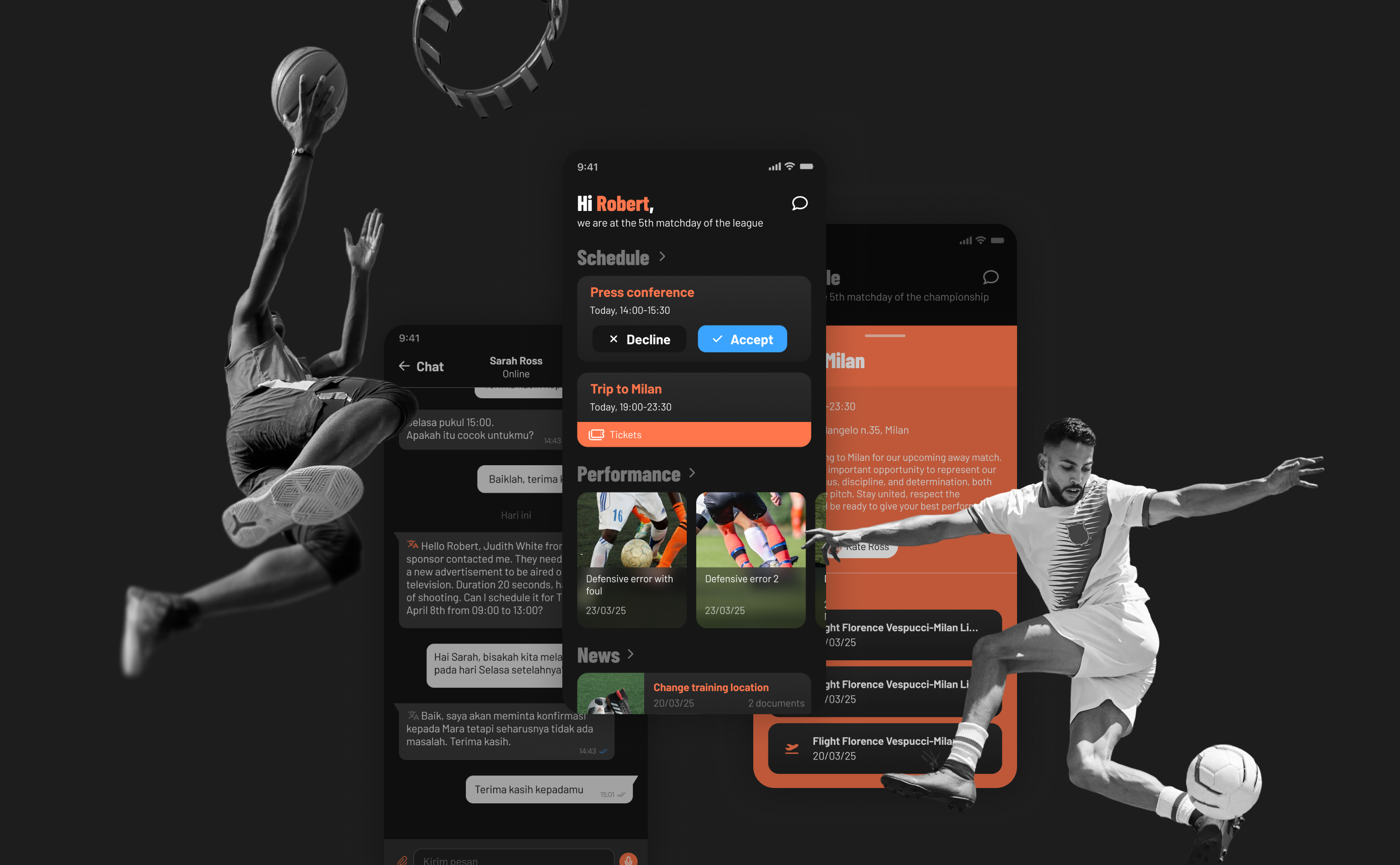 Klub is the software to manage sports team