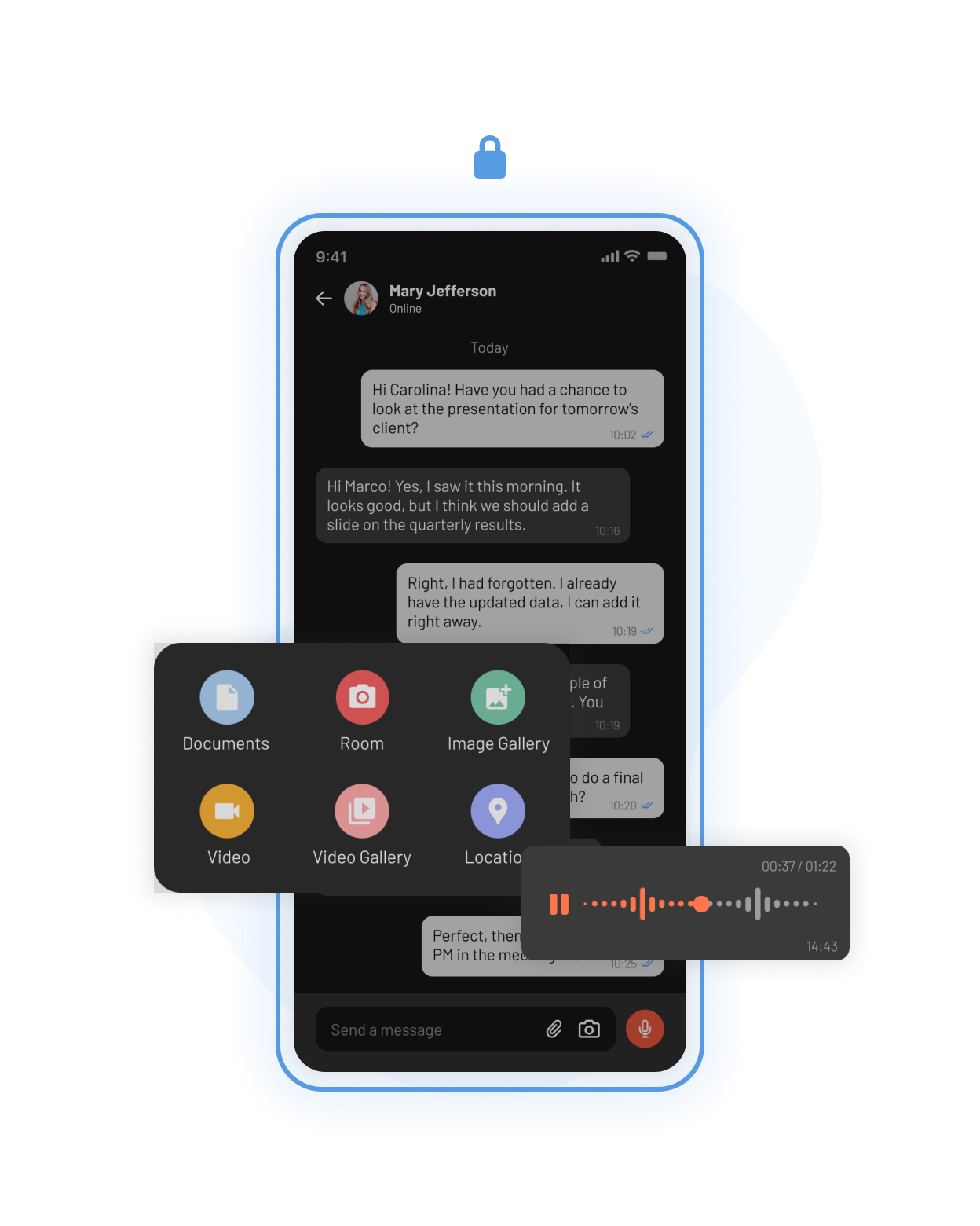 Messenger private and safe