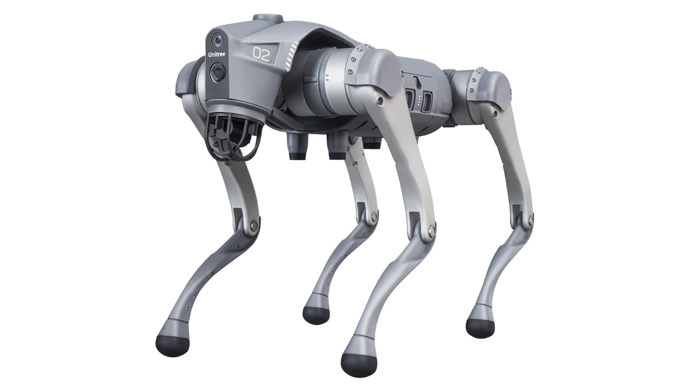 Carmelo, a Unitree Go2 quadruped robot for security and surveillance