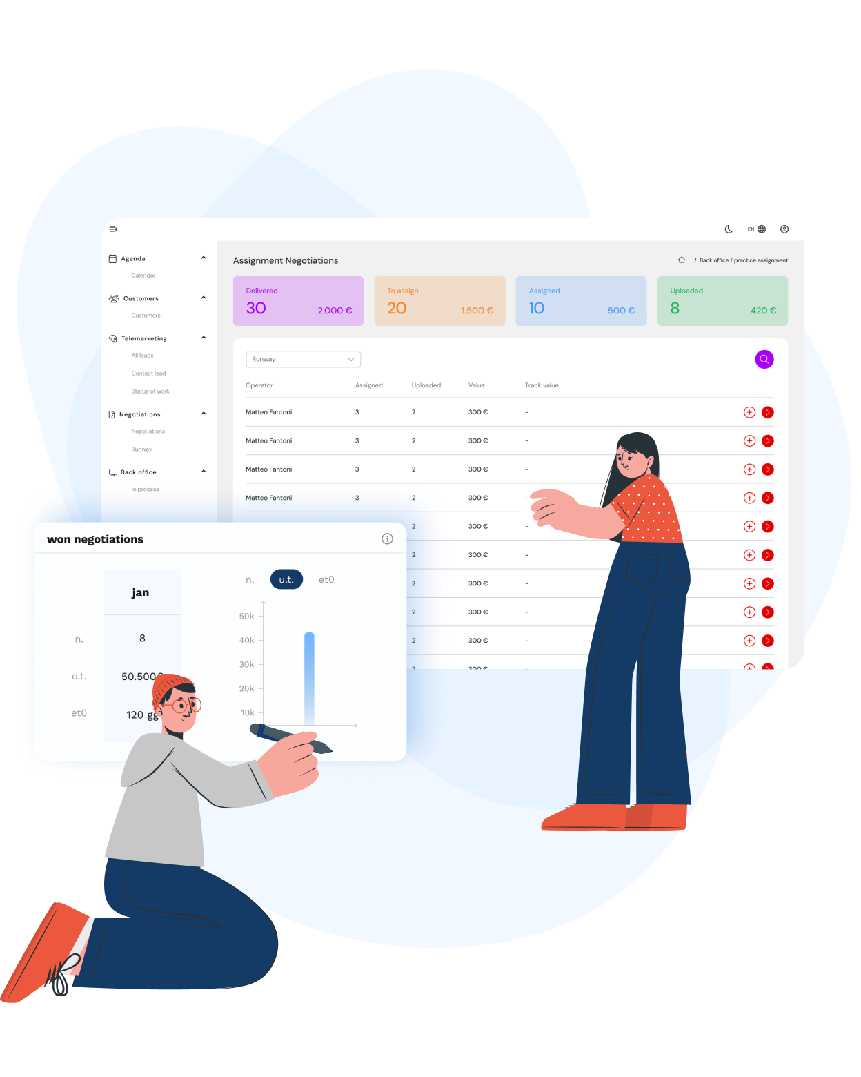 telemarketing G-CRM