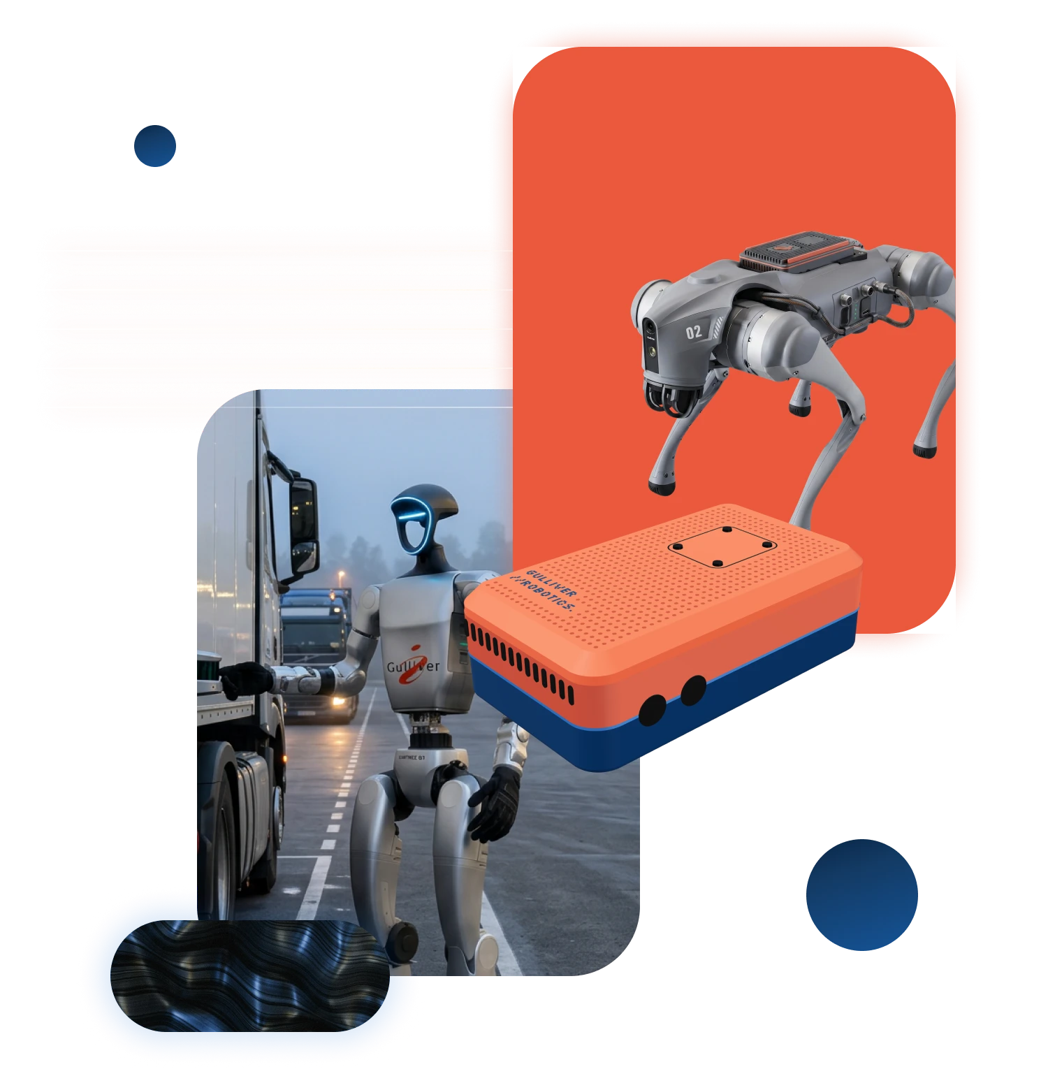 Gulliver Robotics: robot umanoide, robot quadrupede e Gulliver Payload
